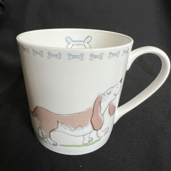 Waitrose Mug Cup Dog Ceramic Cute Holds 12 0zs White Kitchenware - Picture 2 of 4